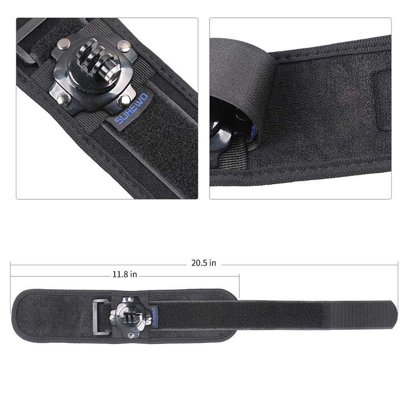 SUREWO Wrist Strap Mount Compa - Gopro Action Camera Hero 11 Black review and price