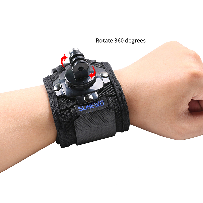 SUREWO Wrist Strap Mount Compa - Gopro Action Camera Hero 11 Black review and price