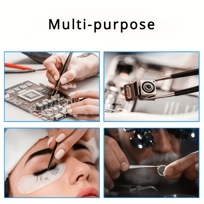 10Pcs ESD Anti‑Static Tweezers - Electronics Repair Parts review and price