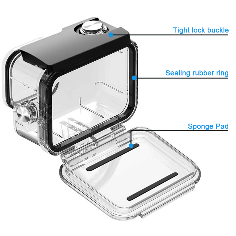 60M Waterproof Case For GoPro  - Gopro Action Camera Hero 11 Black review and price